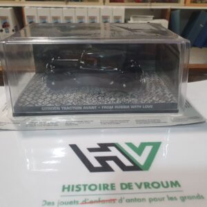 Miniature Citroën Traction Avant 1/43 - James Bond 007 Bons Baisers de Russie - Avec Livret Original - État Collection
