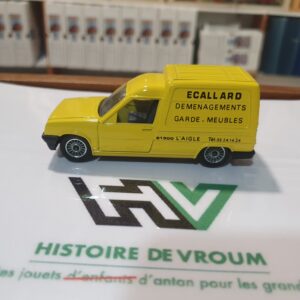 Miniature Solido 1/43 - Renault Express Jaune Publicitaire ECALLARD Déménagements (L'Aigle)