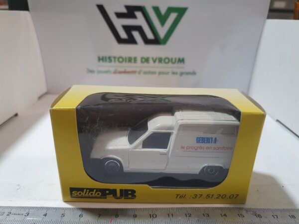 Miniature Solido 1/43 - Renault Express Publicitaire GEBERIT - "Le progrès en sanitaire" – Image 5