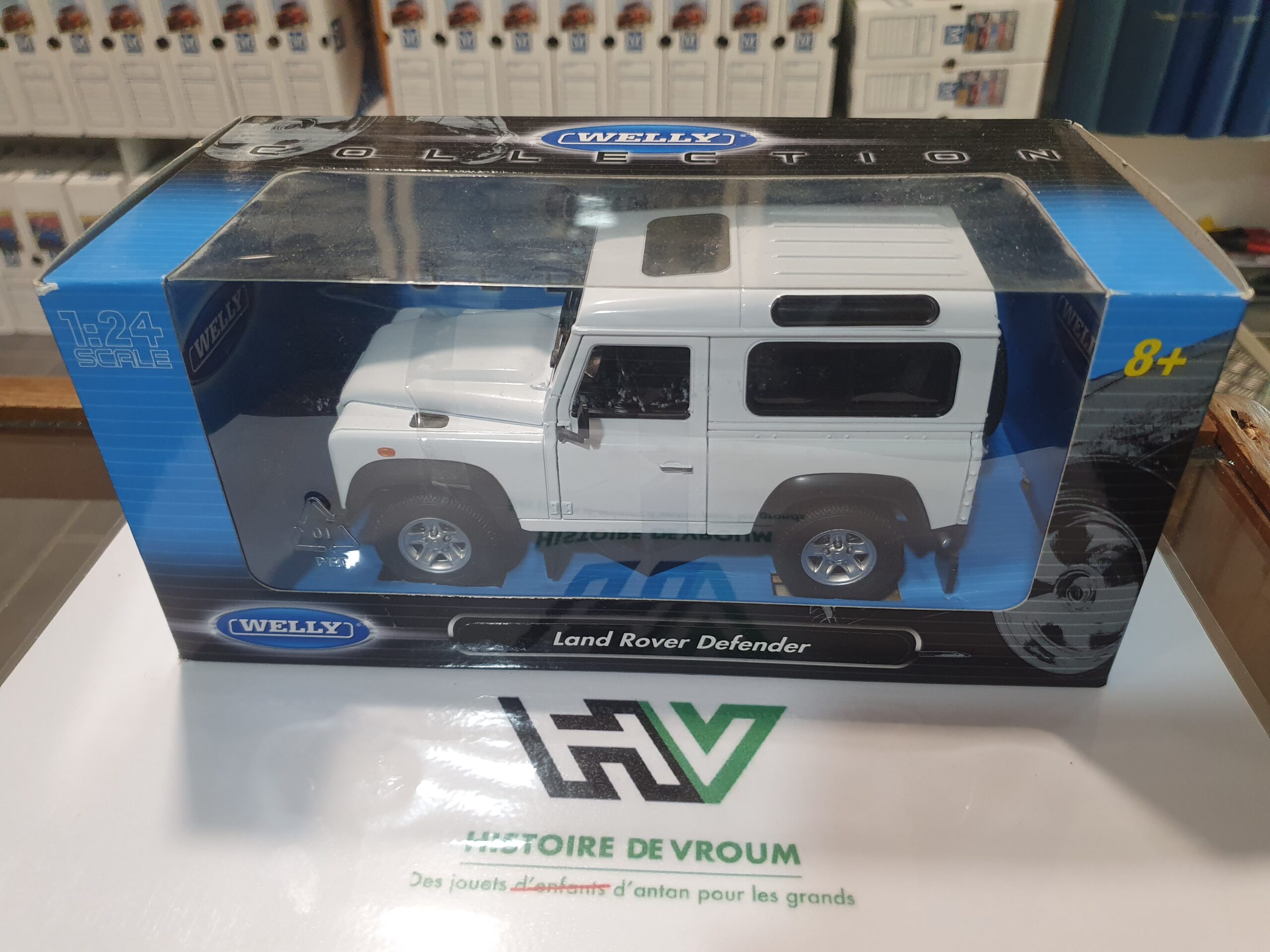 Land Rover Defender Classique - Miniature 1/24 Welly - Neuf en Boîte