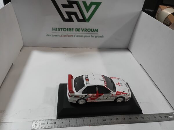 Miniature 1/43 - Mitsubishi Lancer Evo III #7 - Rallye 1000 Lakes 1996 (T. Mäkinen) - Altaya/IXO – Image 9