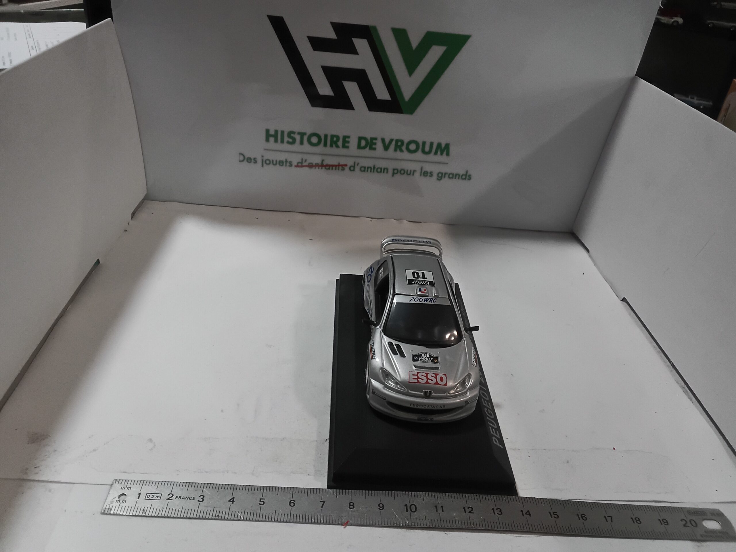 🇫🇷 Miniature Peugeot 206 WRC - Vainqueur Tour de Corse 2000 - G. Panizzi - Échelle 1/43 – Image 7