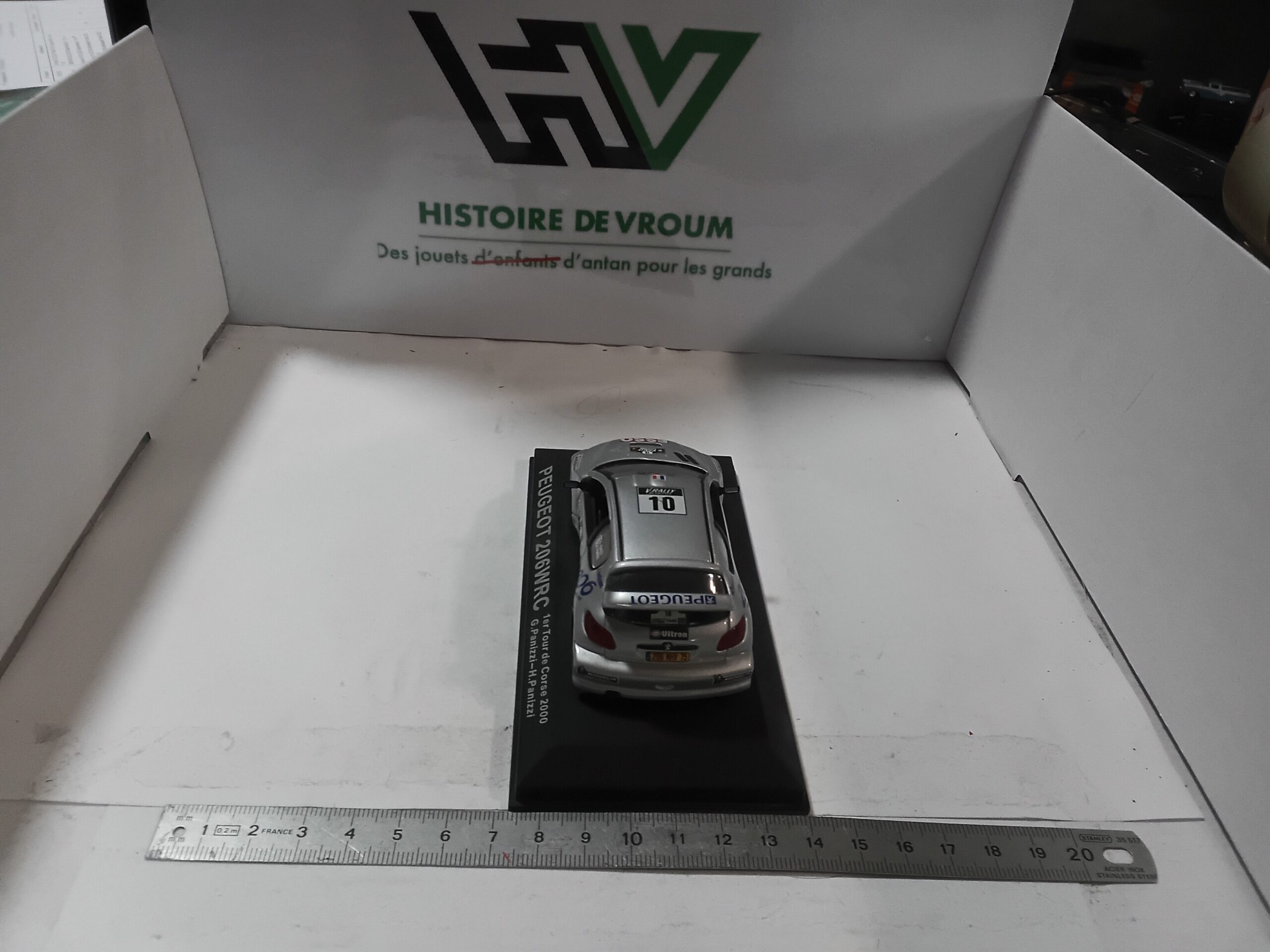 🇫🇷 Miniature Peugeot 206 WRC - Vainqueur Tour de Corse 2000 - G. Panizzi - Échelle 1/43 – Image 8