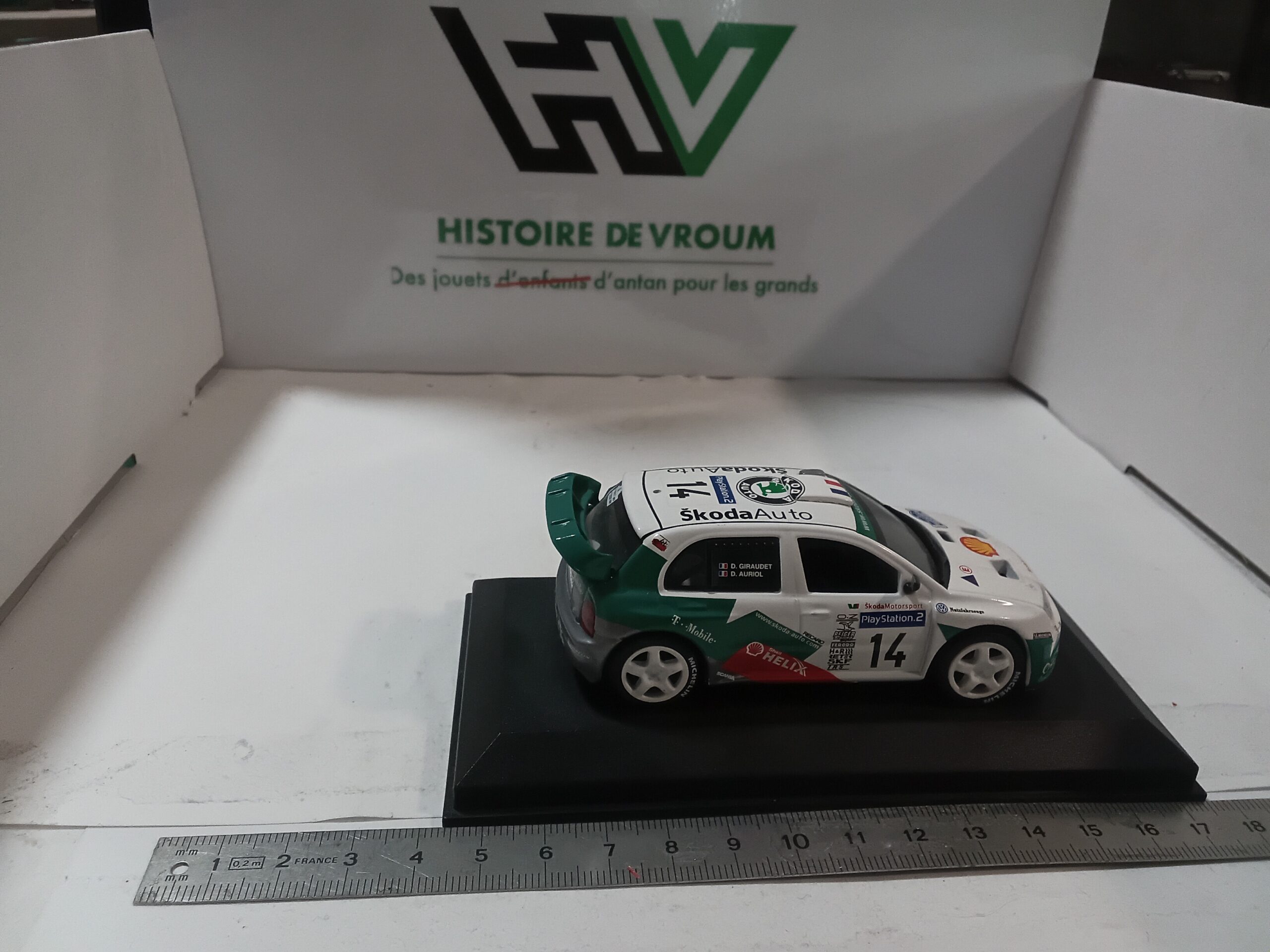 Miniature Skoda Fabia WRC Rallye 1/43 - Collection Altaya/IXO - État Neuf – Image 5