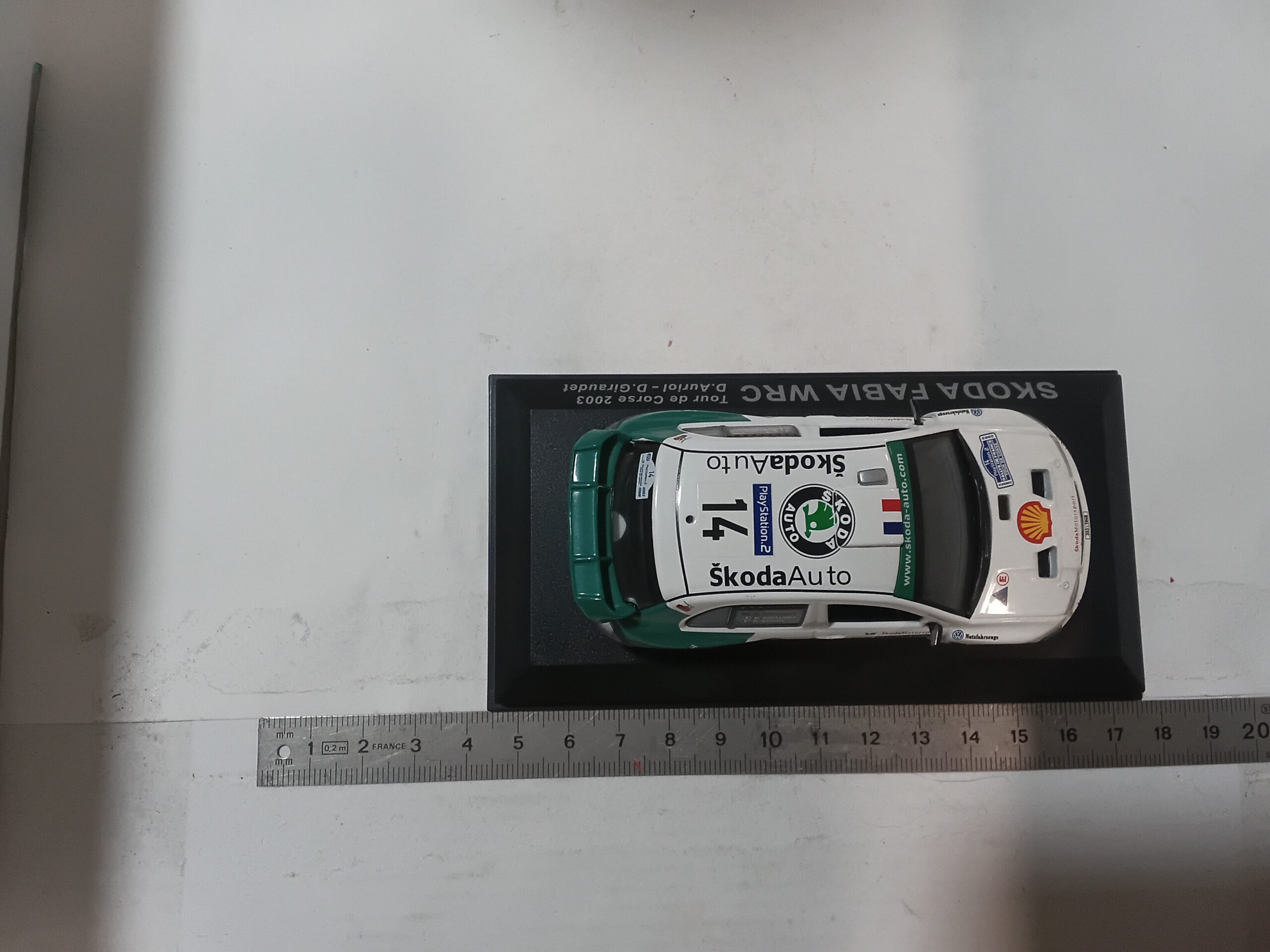 Miniature Skoda Fabia WRC Rallye 1/43 - Collection Altaya/IXO - État Neuf – Image 8