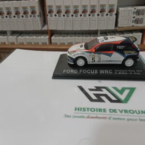 Miniature Ford Focus WRC Acropolis Rally 2002 (McRae) 1/43