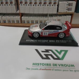 Voiture Miniature 1/43 - Hyundai Accent WRC Rallye Monte-Carlo 2003 #11 - ALTAYA IXO