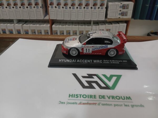 Voiture Miniature 1/43 - Hyundai Accent WRC Rallye Monte-Carlo 2003 #11 - ALTAYA IXO