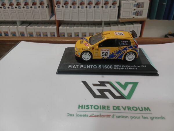 FIAT PUNTO S1600 - Rallye Monte Carlo 2003 - Ligato/Garcia n°58