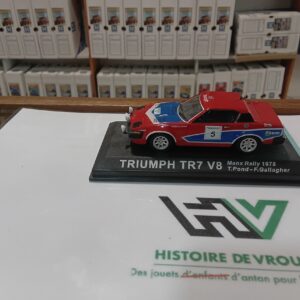 🇬🇧 Miniature 1/43 RALLYE - TRIUMPH TR7 V8 Gr.4 - LÉGENDE ANGLAISE (Presse)