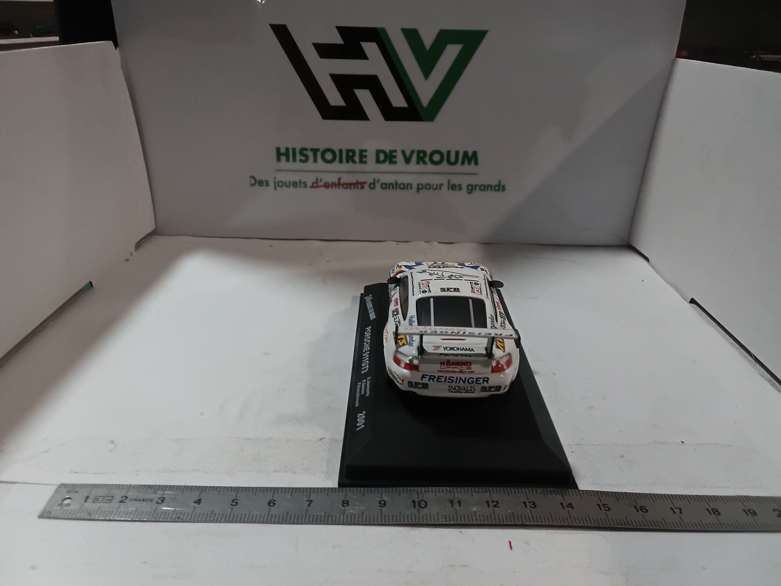 MINIATURE 1/43 - PORSCHE 911 GT3 R N°77 (Freisinger) - 24H DU MANS 2001 - ALTAYA IXO – Image 8