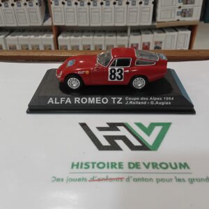 Miniature RARE Alfa Romeo TZ #83 - Vainqueur Coupe des Alpes 1964 - 1/43