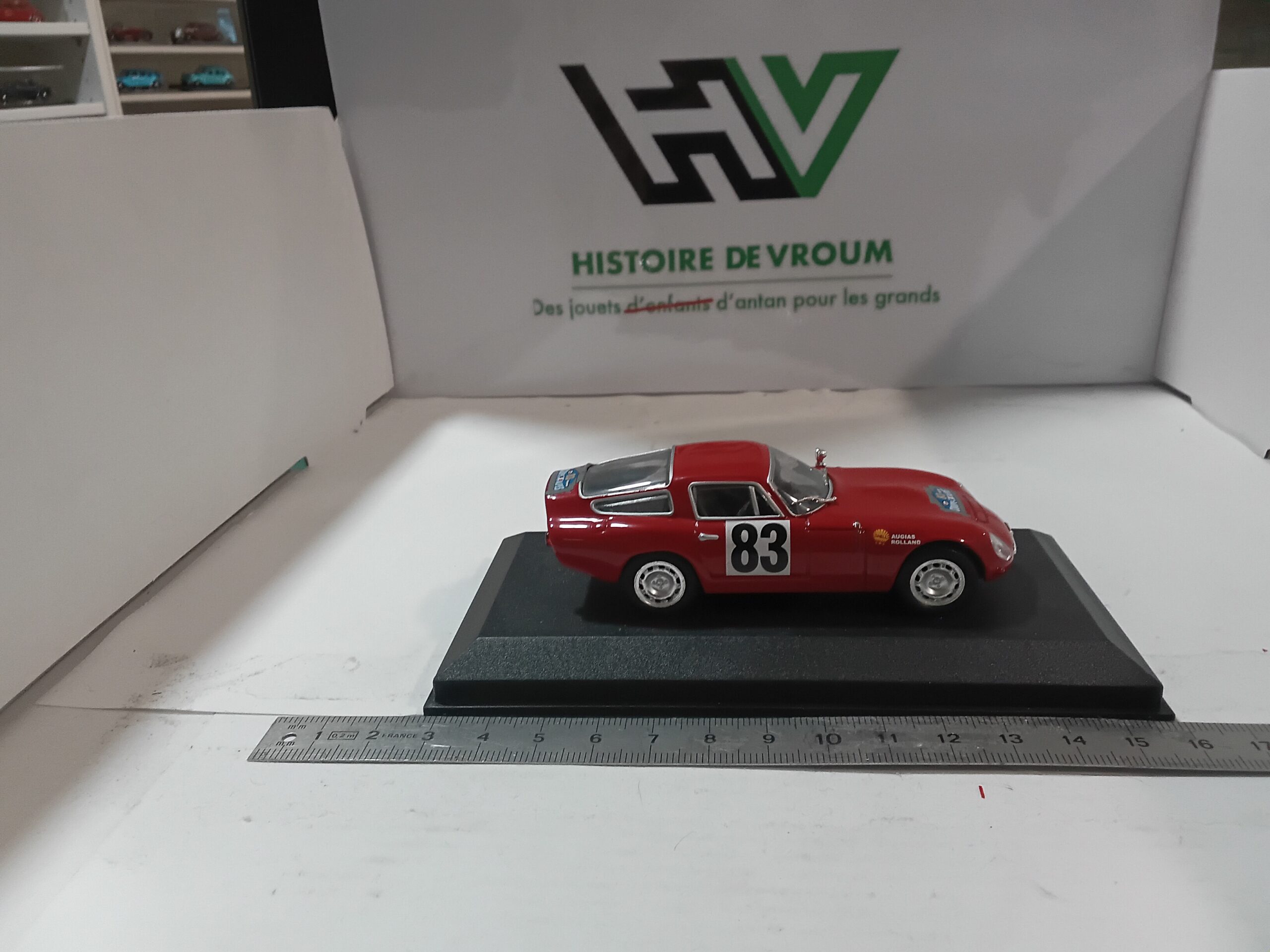 Miniature RARE Alfa Romeo TZ #83 - Vainqueur Coupe des Alpes 1964 - 1/43 – Image 5