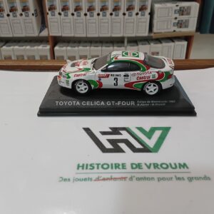 🔥 Miniature 1/43 RARE - TOYOTA Celica GT-Four Monte-Carlo 1993 - Auriol/Occelli (Presse) 🇫🇷