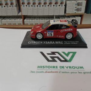 Miniature Citroën XSARA WRC #15 - Vainqueur Tour de Corse 2001 (Puras) - 1/43