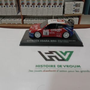 Miniature 1/43 - CITROËN XSARA WRC #18 - Rallye Monte-Carlo 2003 - S. LOEB / D. ELENA