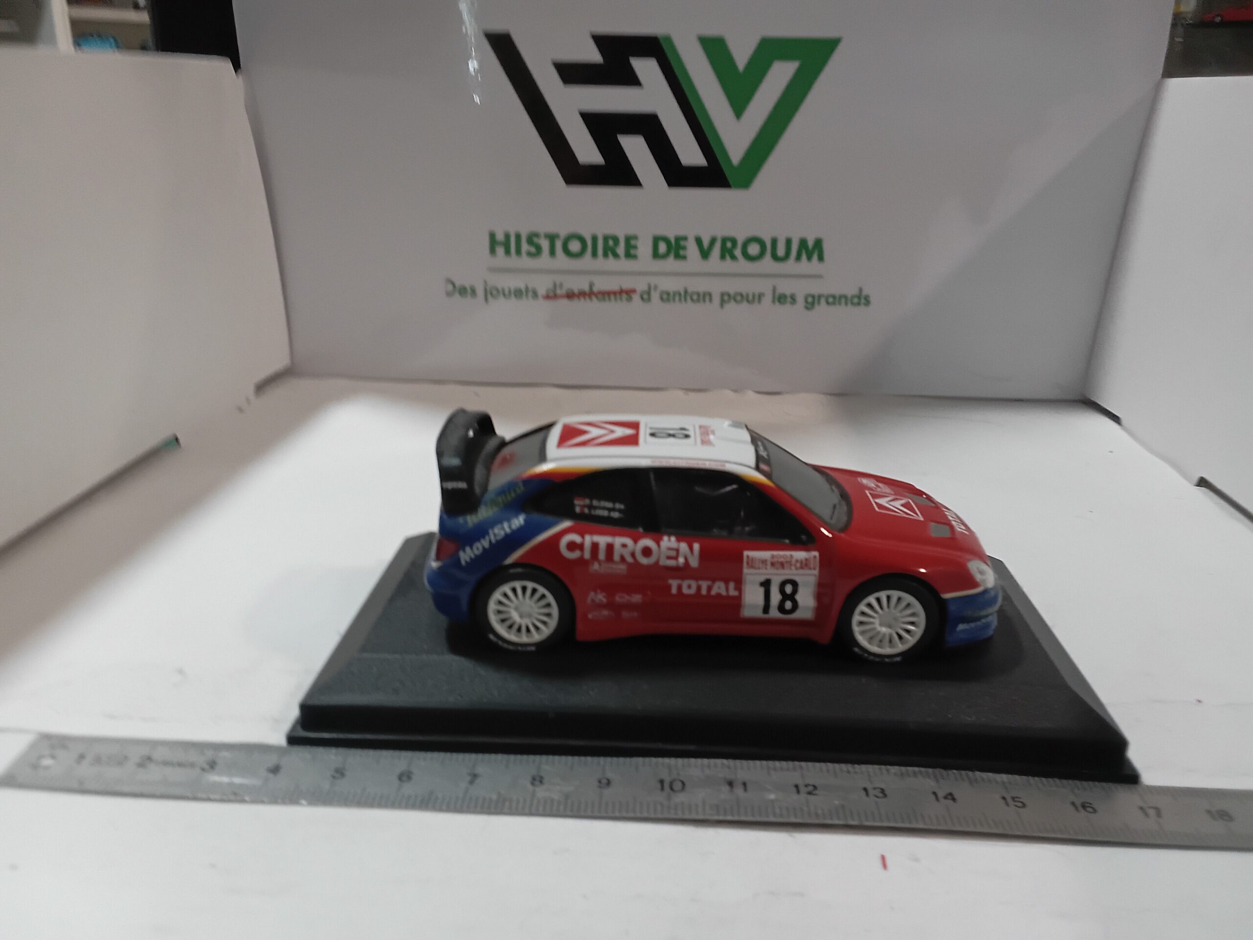 Miniature 1/43 - CITROËN XSARA WRC #18 - Rallye Monte-Carlo 2003 - S. LOEB / D. ELENA – Image 5