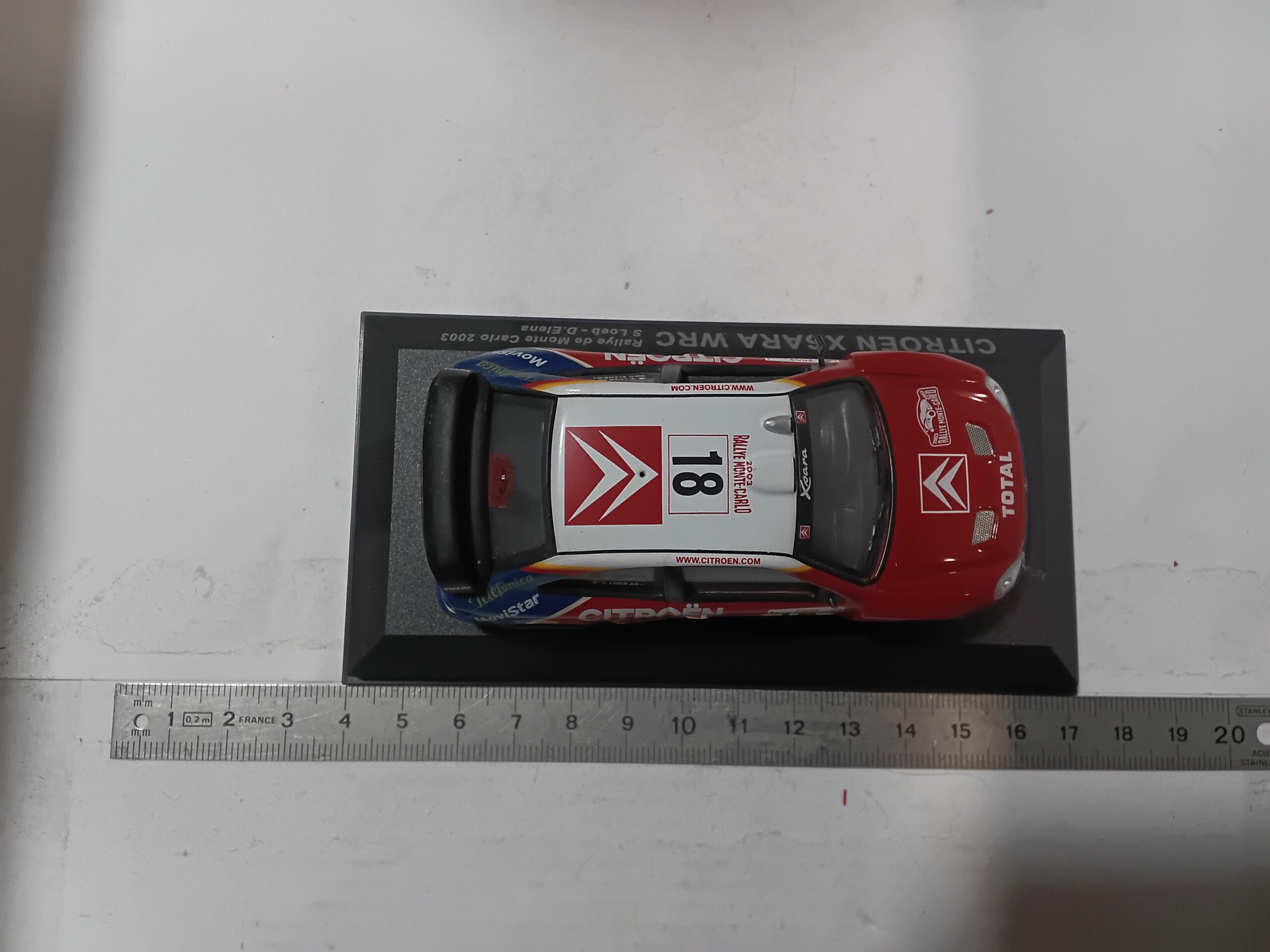 Miniature 1/43 - CITROËN XSARA WRC #18 - Rallye Monte-Carlo 2003 - S. LOEB / D. ELENA – Image 6