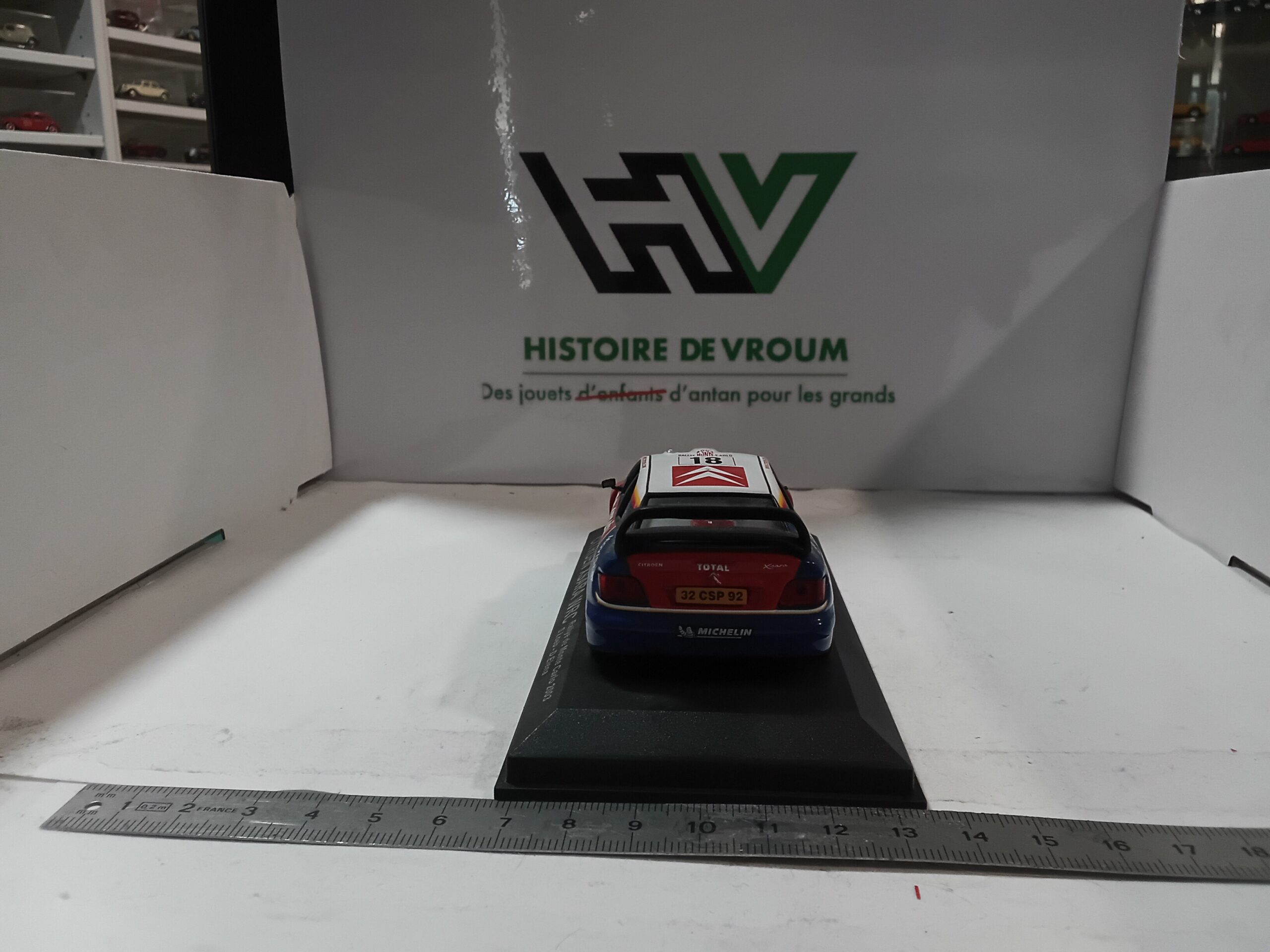 Miniature 1/43 - CITROËN XSARA WRC #18 - Rallye Monte-Carlo 2003 - S. LOEB / D. ELENA – Image 8