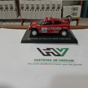 Miniature Citroën ZX Rallye Raid #201 - Vainqueur Dakar 1996 (Lartigue/Périn) - 1/43