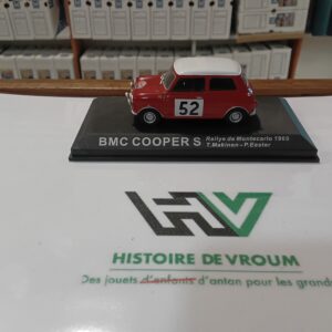 Miniature Culte BMC COOPER S #52 - Vainqueur Rallye Monte-Carlo 1965 (T. Mäkinen) - 1/43