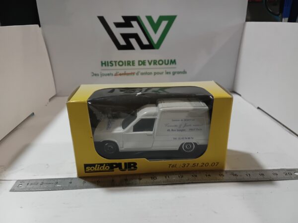 Miniature Solido 1/43 - Renault Express " Laurent de Beauvais " Blanche – Image 4
