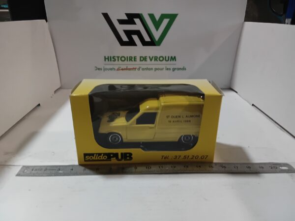 Miniature Solido 1/43 - Renault Express " St Ouen l'Aumone " Jaune – Image 4