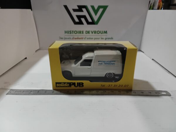 Miniature Solido 1/43 - Renault Express " Miniature Automobile 78480 Verneuil/Seine " Blanche – Image 4
