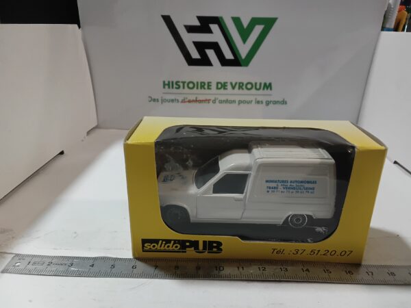 Miniature Solido 1/43 - Renault Express " Miniature Automobile 78480 Verneuil/Seine " Blanche – Image 5