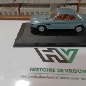 RARE - BMW 3.0 CSi (E9) Coupé Detail Cars 1/43 Art. 433 - Bleu Métallisé - État Collection ( manque une clignotant gauche)