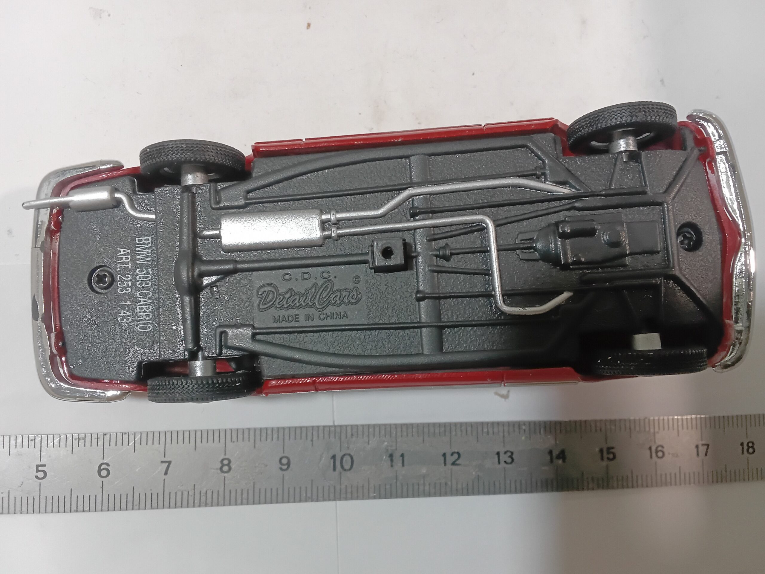 BMW 503 Cabrio 1/43 Rouge – Image 7