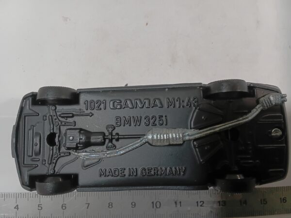 Miniature BMW 325i Coupé (E36) 1/43 GAMA - Couleur Noire/Vert Foncé - Rare – Image 6