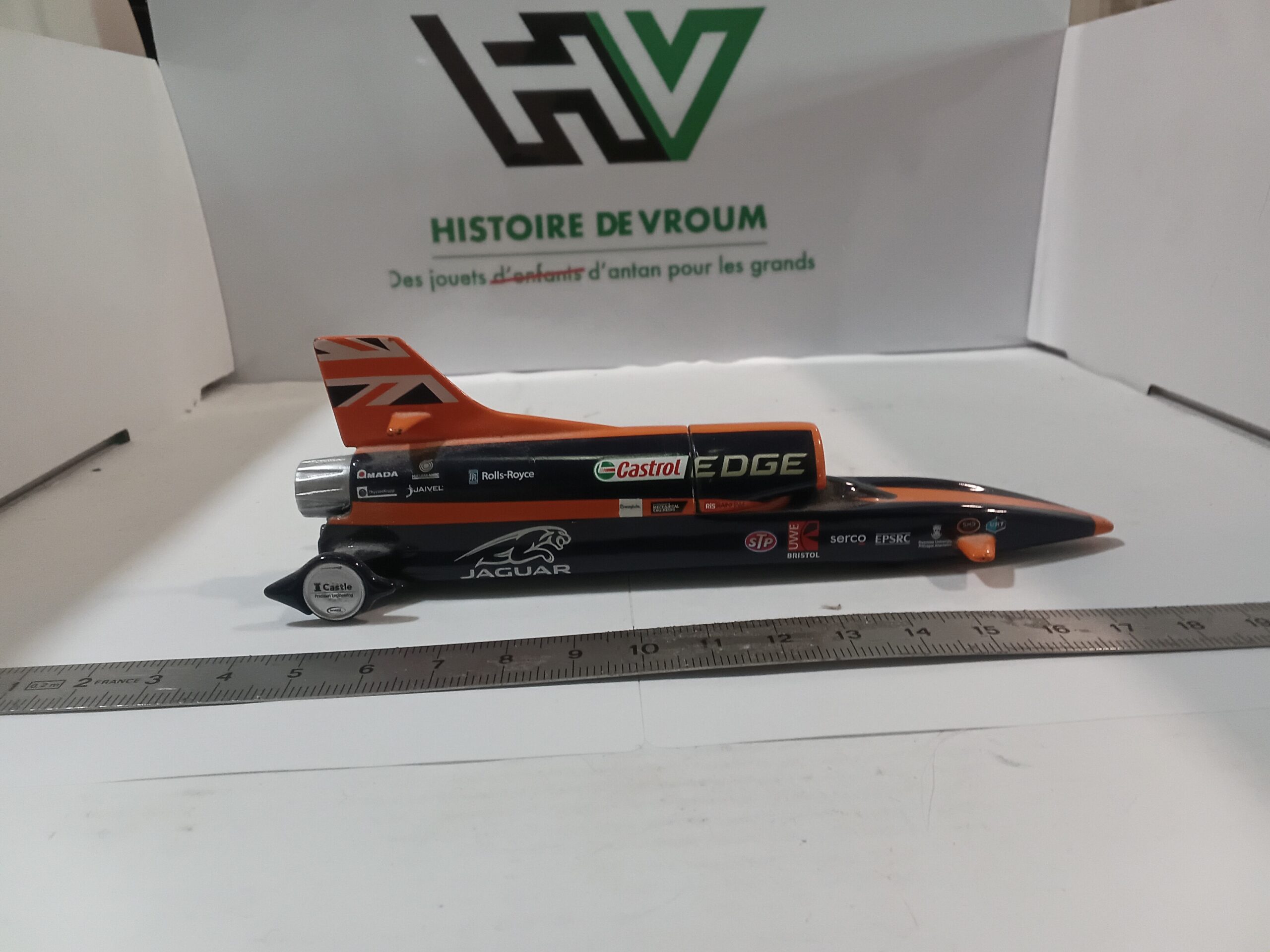 Corgi Ty81002 1/43 Jaguar Orange/Bleue Castrol Edge – Image 5