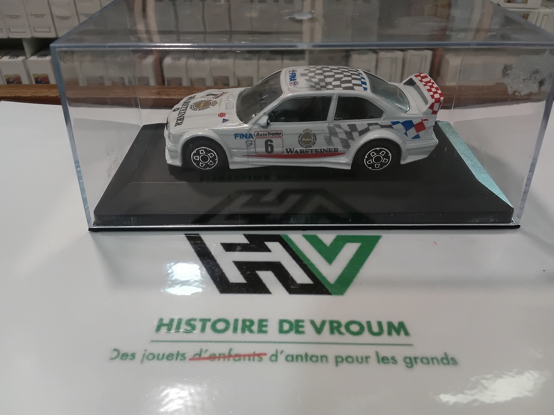 Miniature BMW M3 DTM #6 FINA Warsteiner - Bburago 1/43 - Vintage