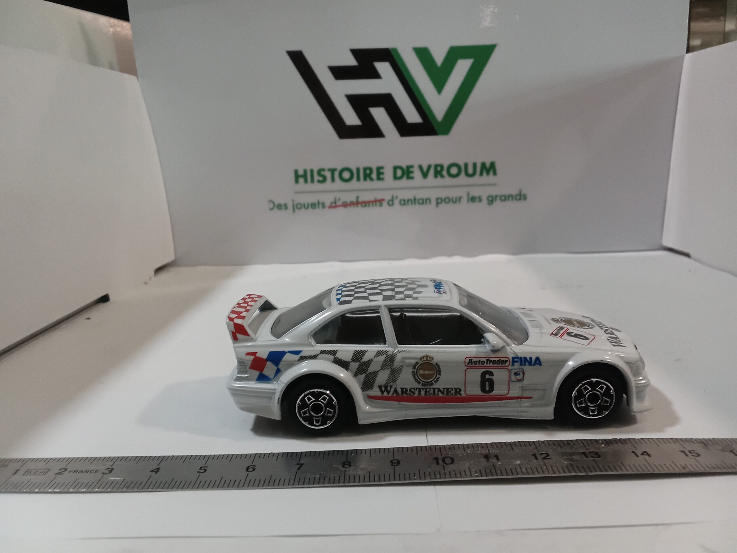 Miniature BMW M3 DTM #6 FINA Warsteiner - Bburago 1/43 - Vintage – Image 5