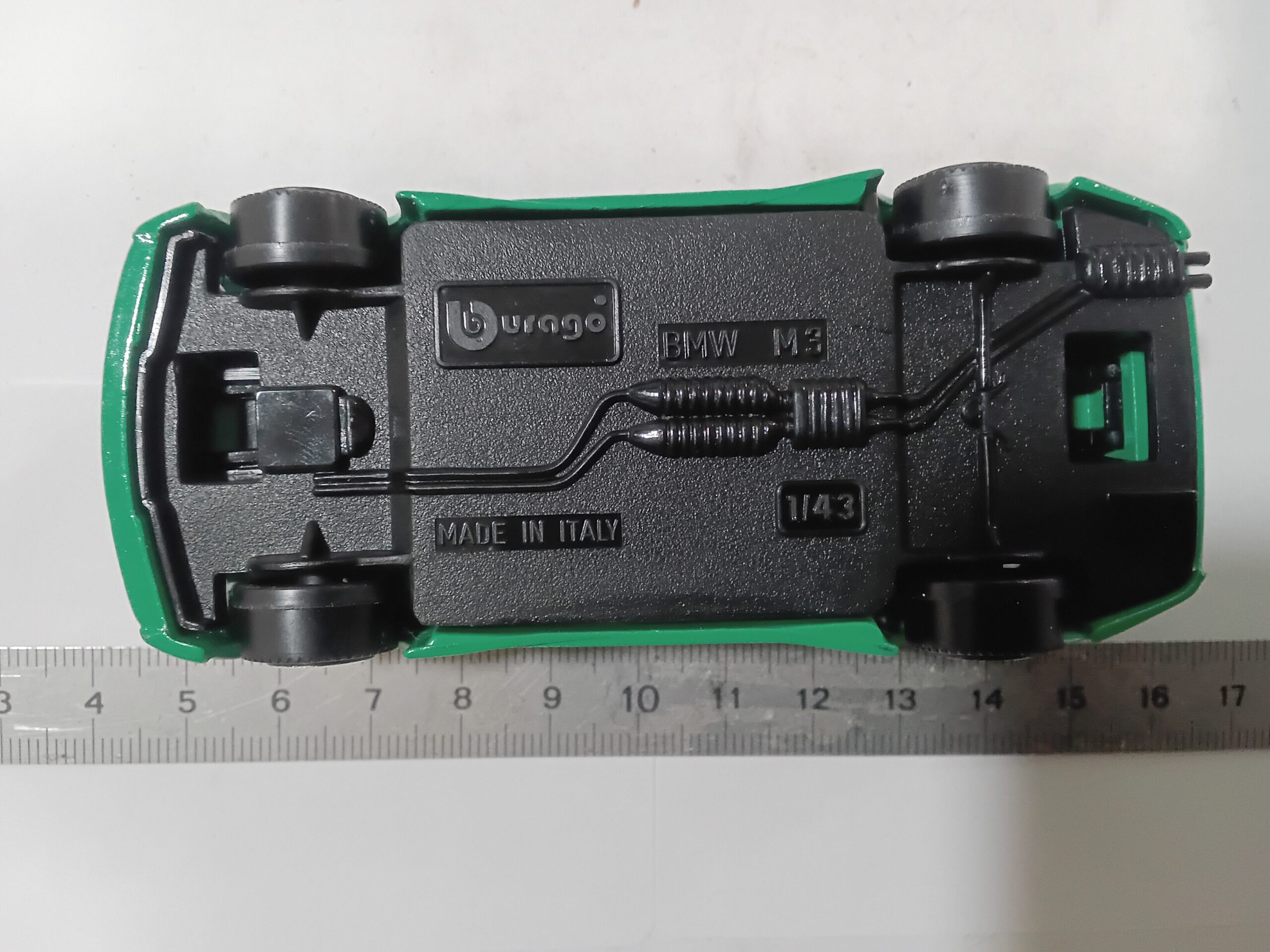 Miniature BMW M3 GT Cup #36 Tic Tac Vert - Bburago 1/43 - Vintage – Image 6