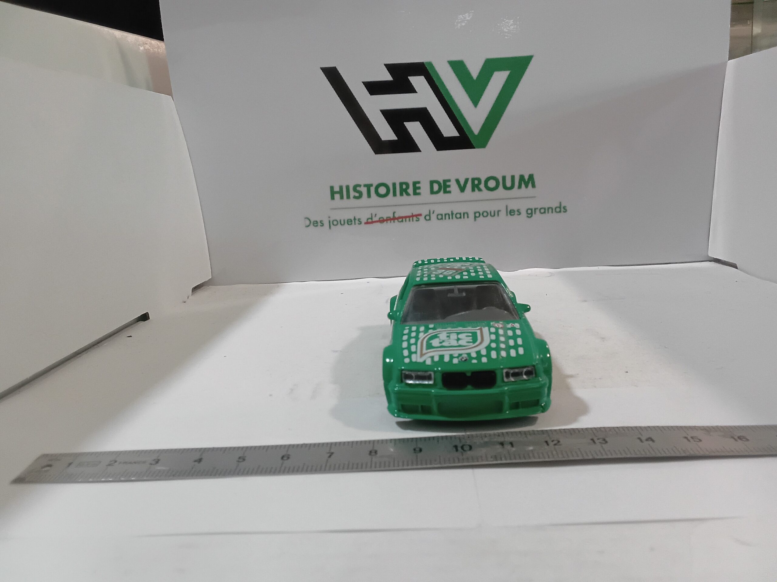 Miniature BMW M3 GT Cup #36 Tic Tac Vert - Bburago 1/43 - Vintage – Image 7