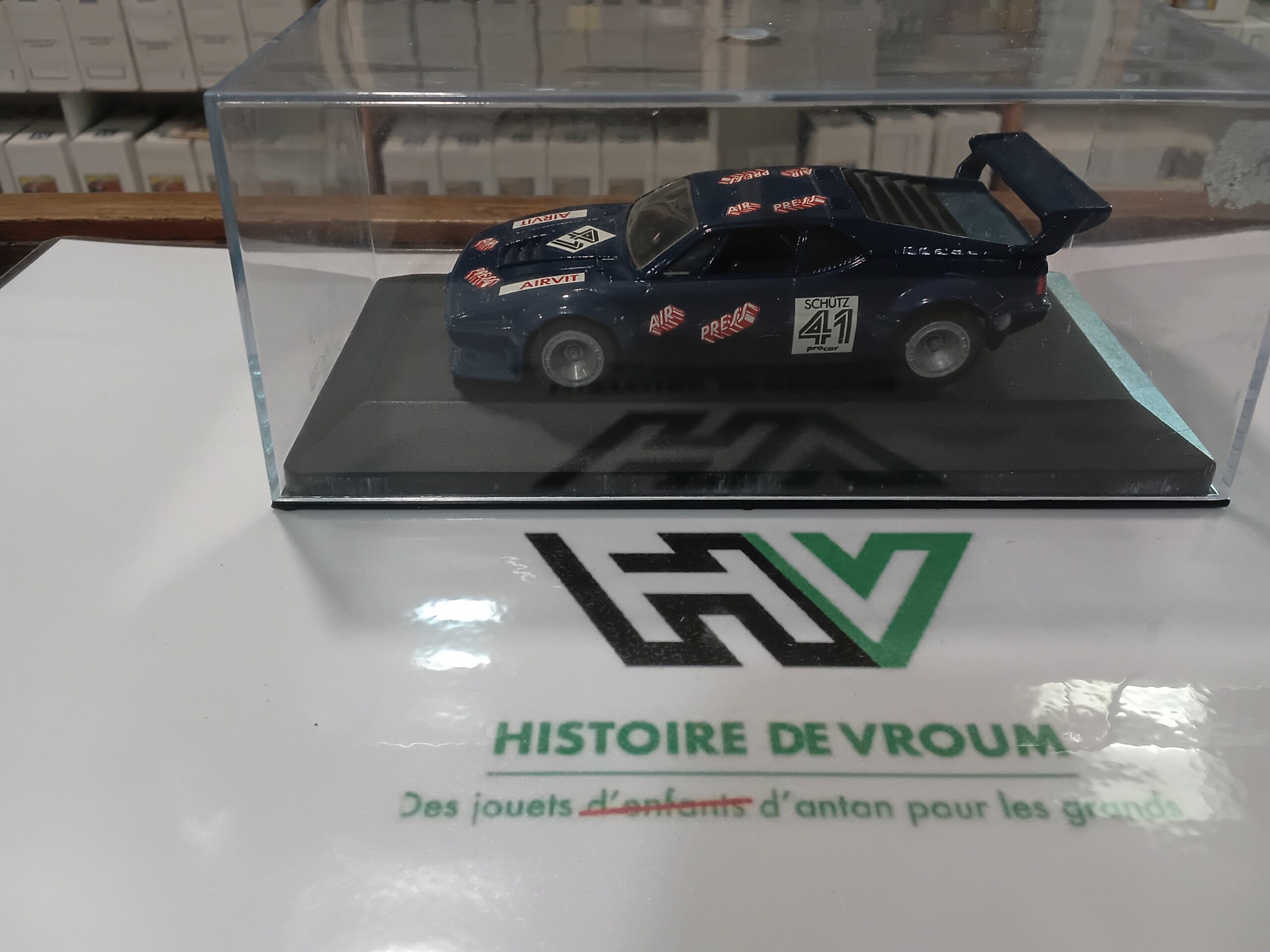 BMW M1 1/43 Bleue Solido "Air Press Schutz 41"