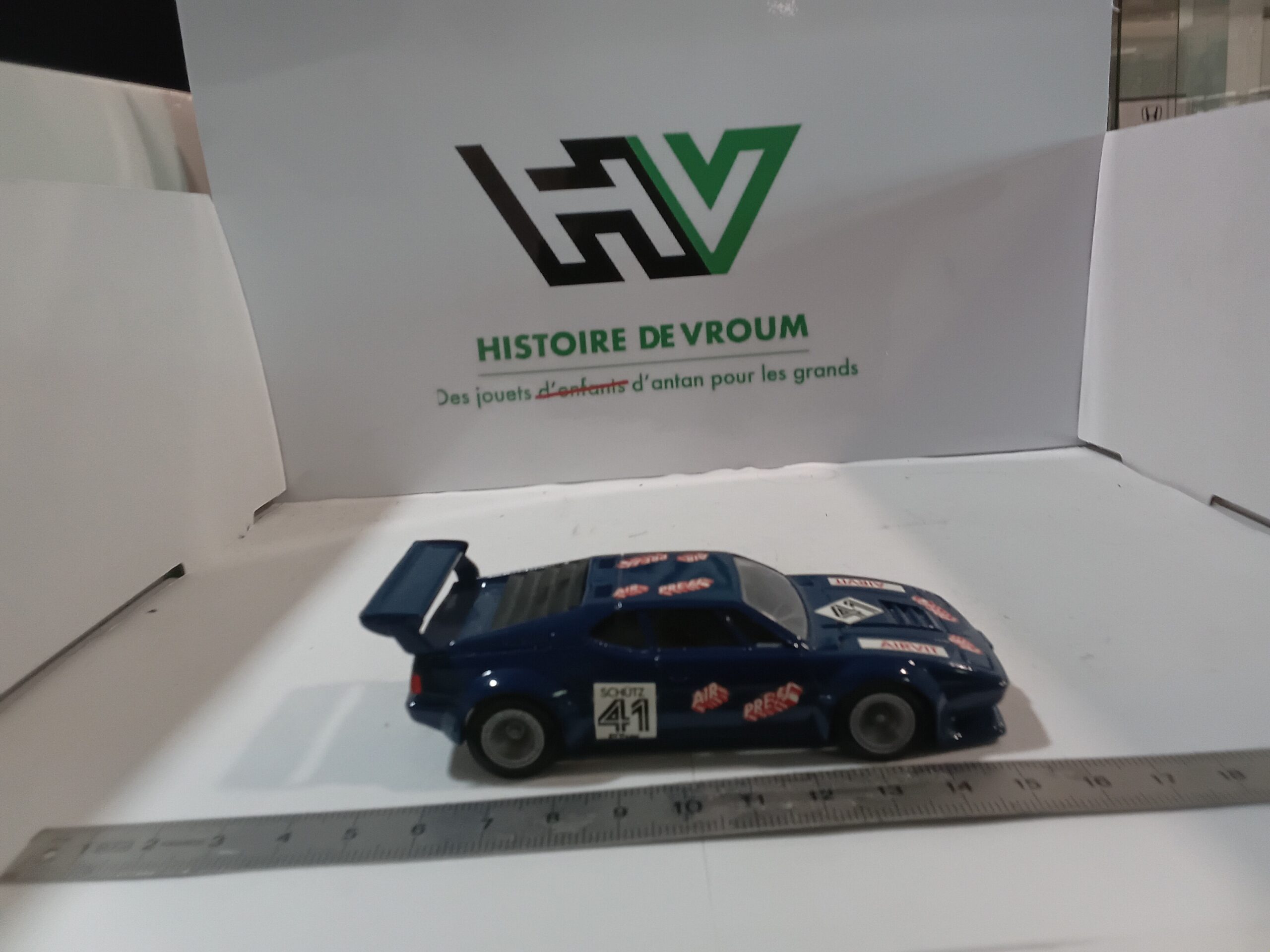 BMW M1 1/43 Bleue Solido "Air Press Schutz 41" – Image 5