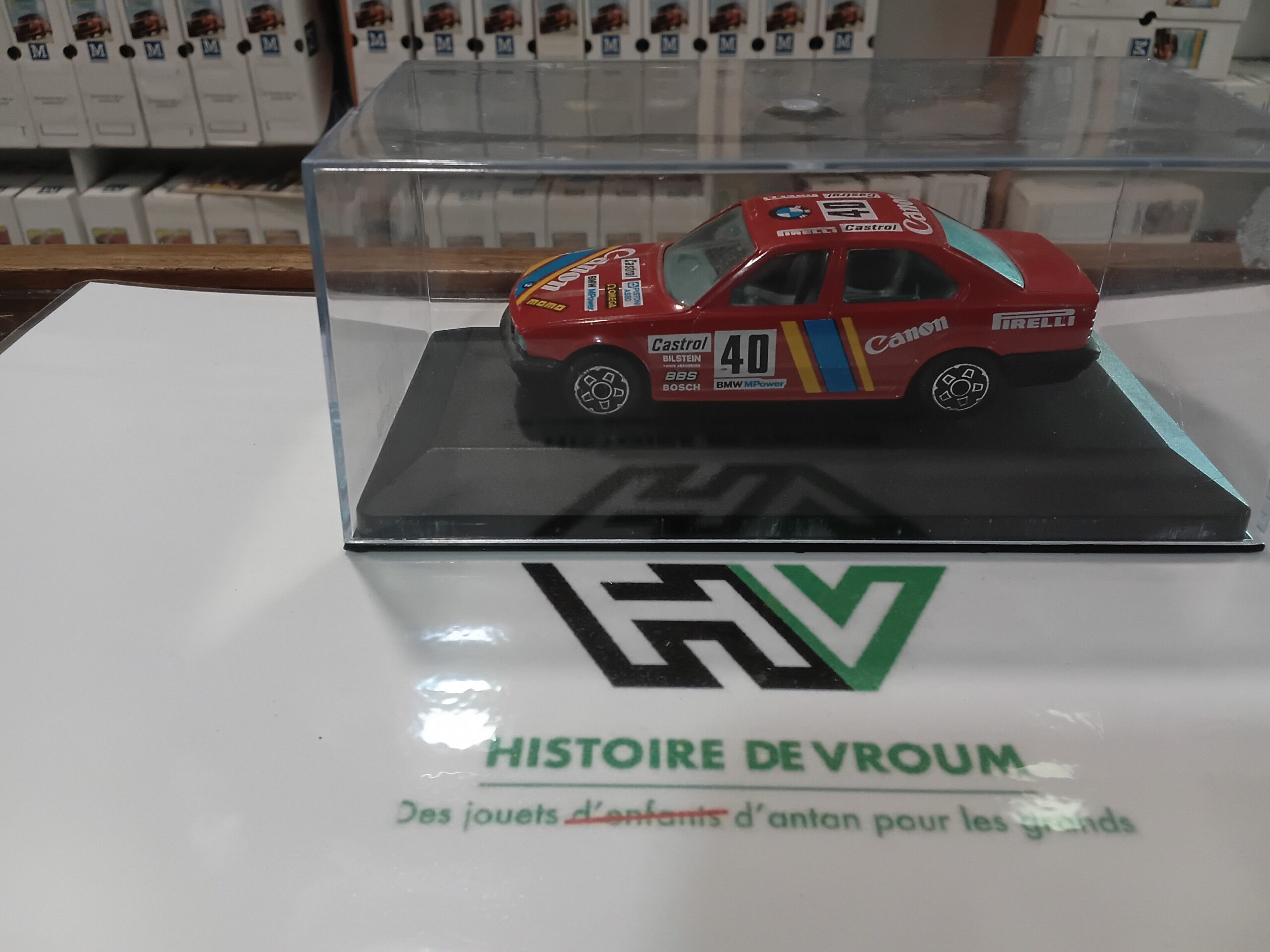 BMW 535 I 1/43 Bugaro Rouge "Firelli Canon 40 Castrol"