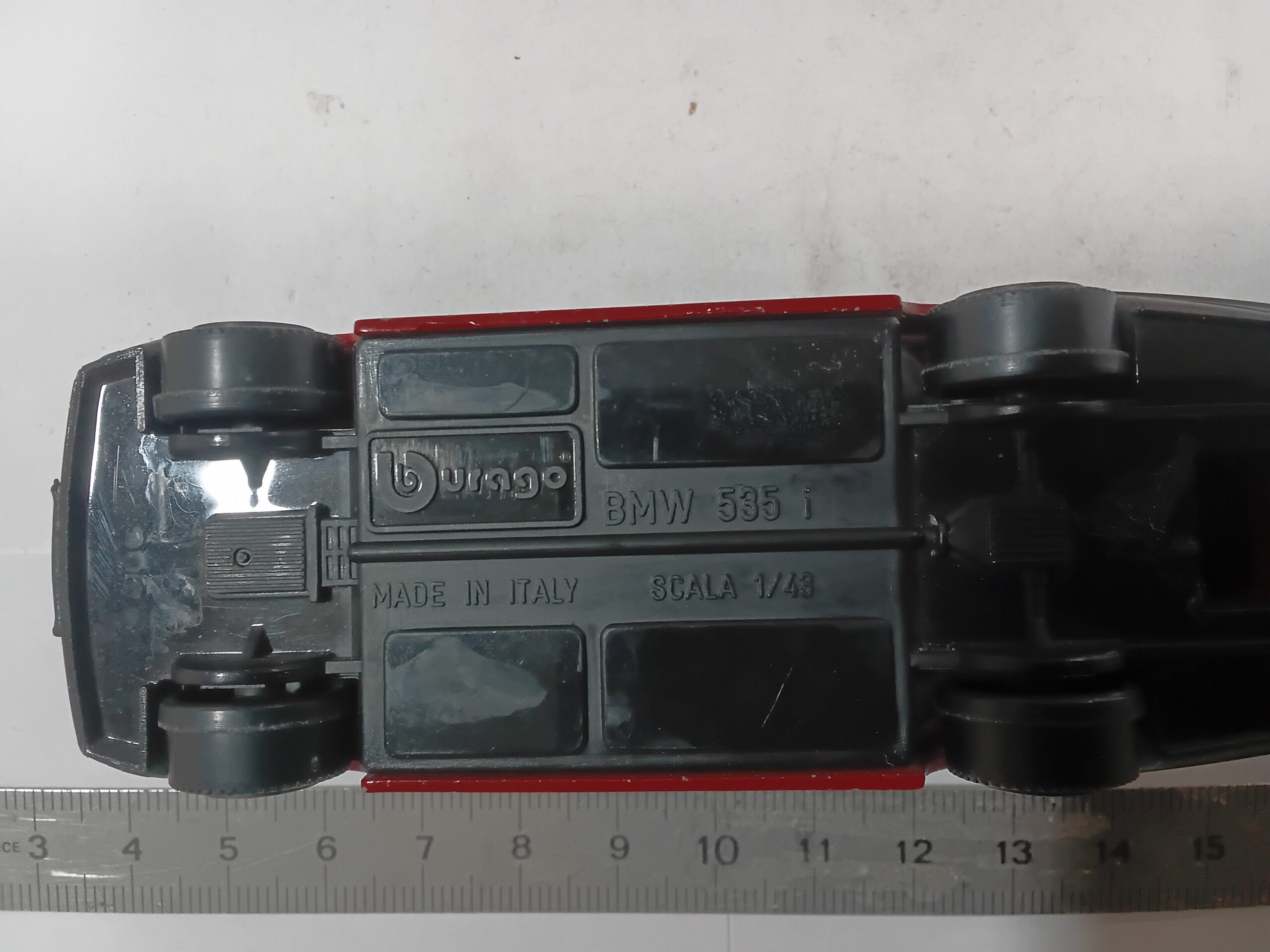 BMW 535 I 1/43 Bugaro Rouge "Firelli Canon 40 Castrol" – Image 8