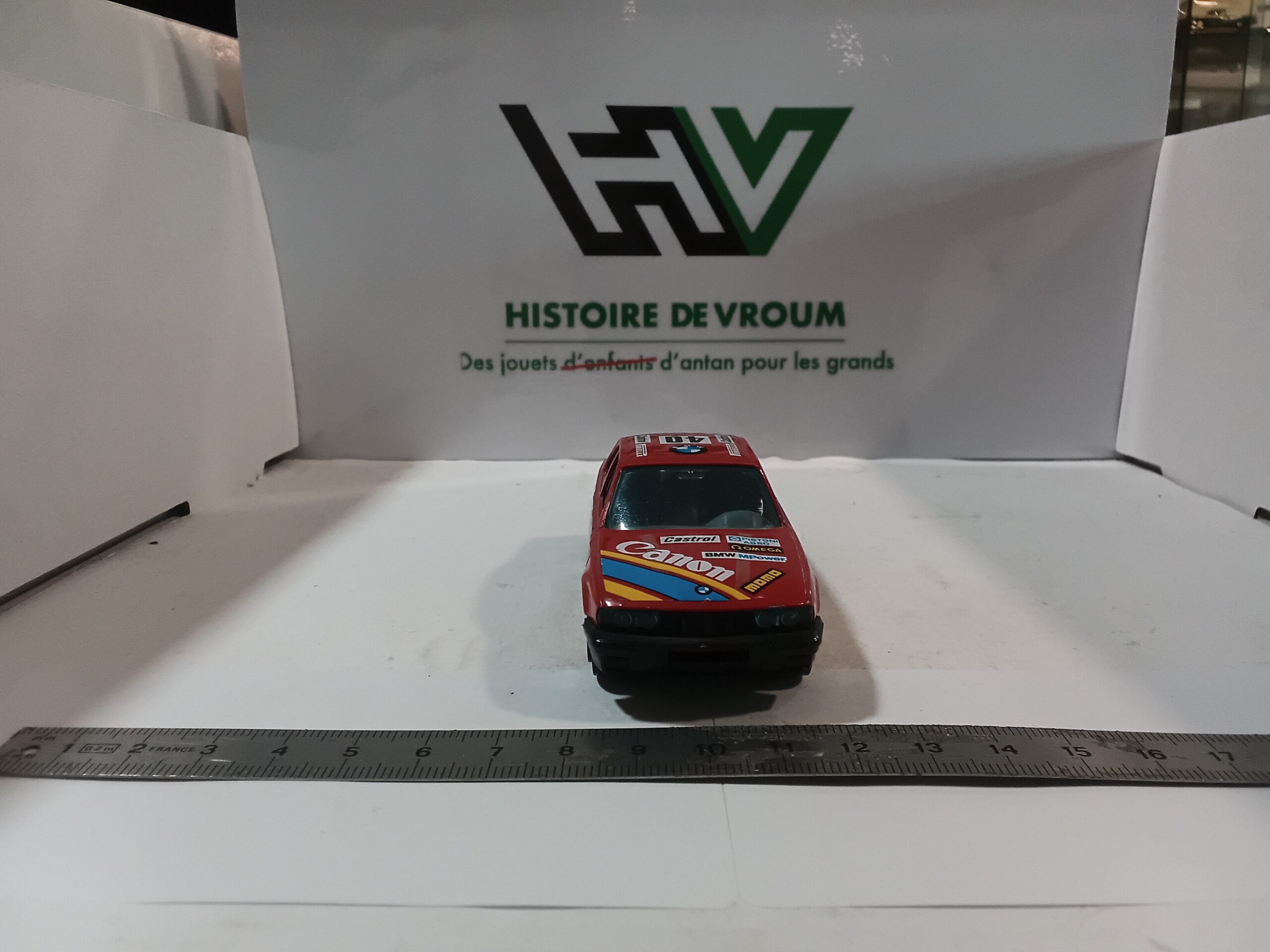 BMW 535 I 1/43 Bugaro Rouge "Firelli Canon 40 Castrol" – Image 6