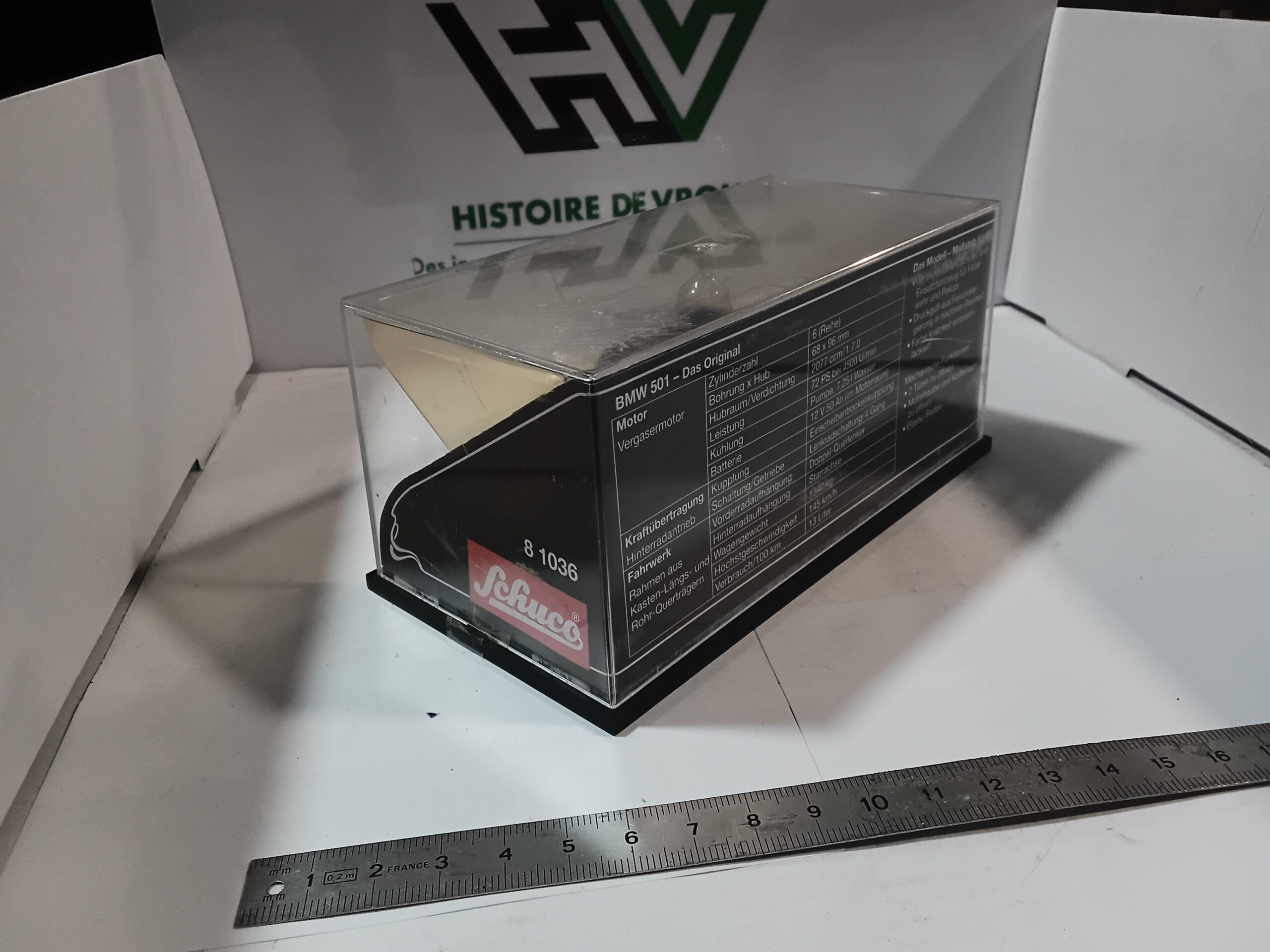 BMW 501 Bleu 1/43 Schuco – Image 5