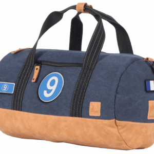 Sac de Voyage Polochon 24H - Bleu, Personnalisable et Élégant en Coton avec Patch - LÉGENDE
