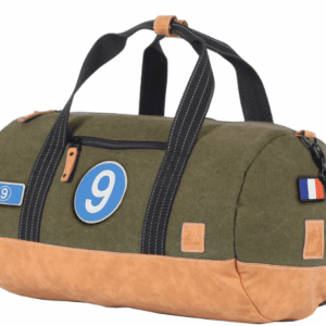 Sac de Voyage Polochon 24H - Kaki, Personnalisable et Élégant en Coton avec Patch - LÉGENDE