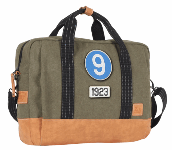 Sacoche Multimédia 24H - Kaki, Personnalisable pour Ordinateur avec Patch - LÉGENDE