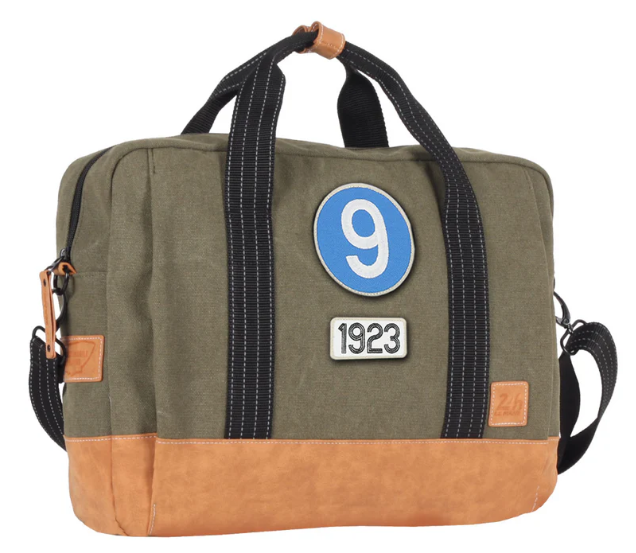Sacoche Multimédia 24H - Kaki, Personnalisable pour Ordinateur avec Patch - LÉGENDE