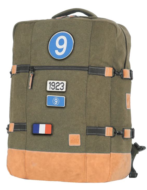 Sac de Voyage Cabine 24H - Kaki, Personnalisable et Chic en Coton avec Patch - LÉGENDE