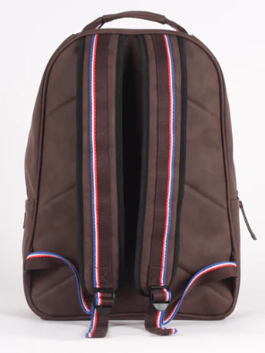 Sac à Dos 24H - Marron, Effet Nubuc et Multimédia 45 x 32 x 14 cm - CENTENAIRE – Image 2
