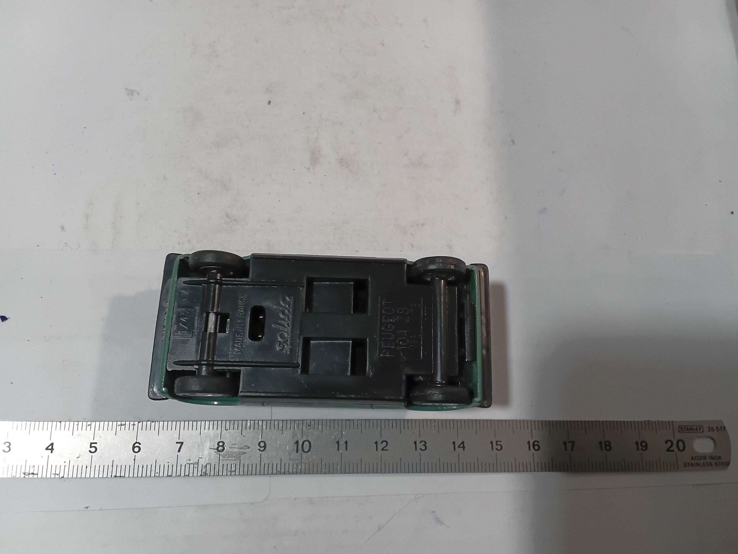 🇫🇷 Miniature de Collection - PEUGEOT 104 ZS Verte - SOLIDO 1/43 (Modèle Made in France) – Image 7